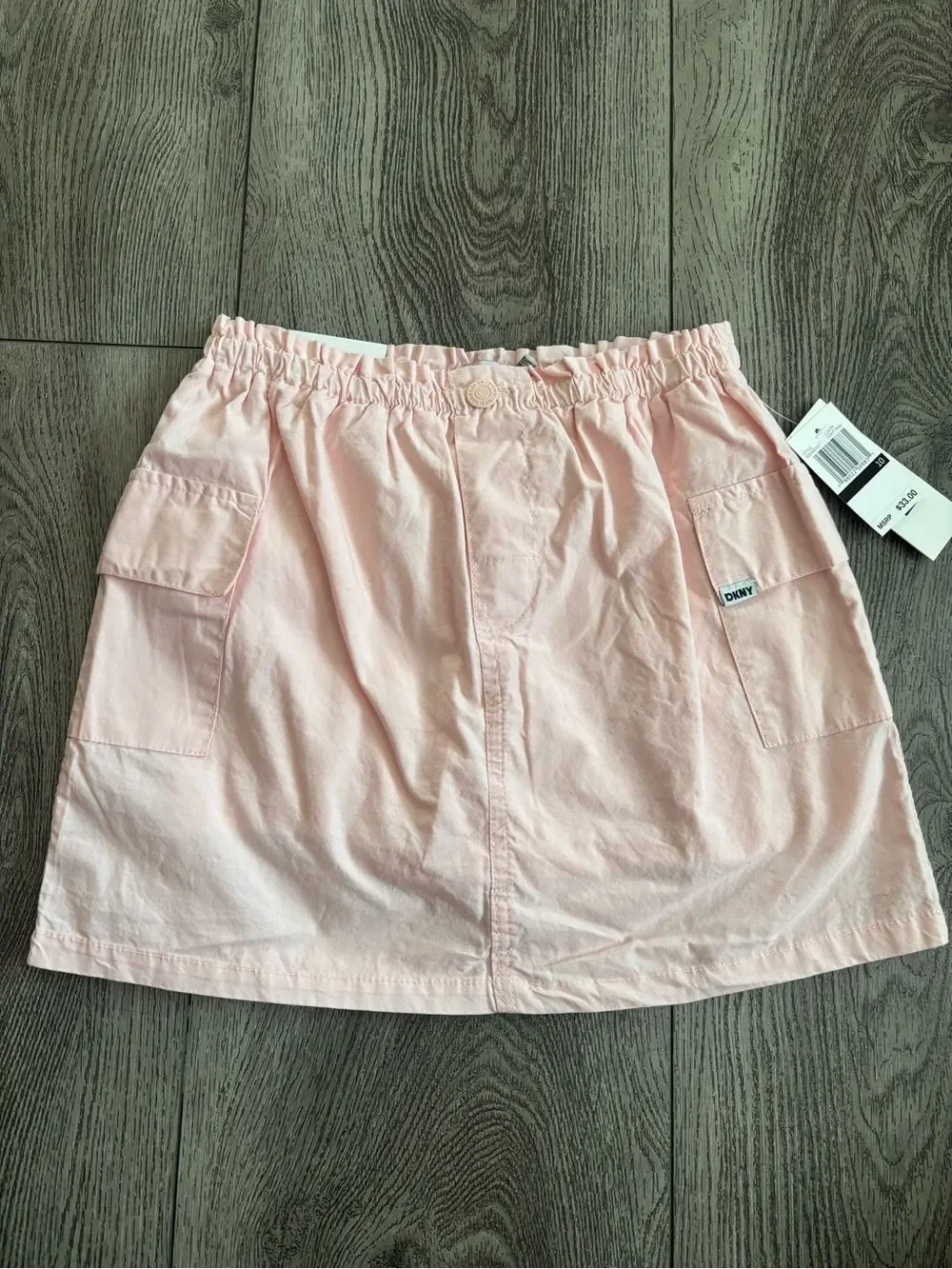 DKNY Pink Utility Pocket Mini Skort